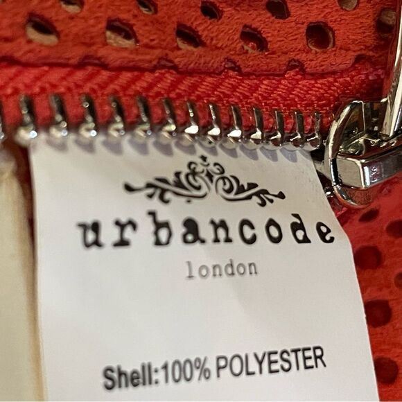 Urbancode Zipper Jacket With Bird Design on Back Orange US Size 4 UK Size 8 - Picture 13 of 16